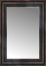 15" x 20" Aged Bronze Slope Custom Framed Mirror