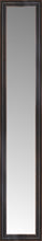 14" x 64" Aged Bronze Slope Custom Framed Mirror