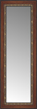 15" x 37" Malabar Walnut Custom Framed Mirror