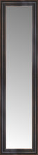 15" x 52" Aged Bronze Slope Custom Framed Mirror