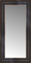 14" x 25" Aged Bronze Slope Custom Framed Mirror