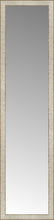 16" x 63" Libretto Antique Silver Custom Framed Mirror