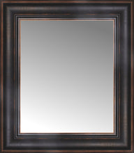 16" x 18" Aged Bronze Slope Custom Framed Mirror