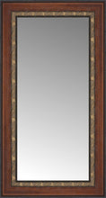 16" x 27" Malabar Walnut Custom Framed Mirror
