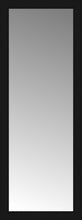 21" x 55" Soho Black Custom Framed Mirror