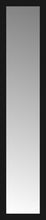 15" x 66" Soho Black Custom Framed Mirror