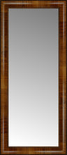 15" x 33" Belmont Light Brown Custom Framed Mirror