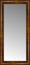14" x 28" Belmont Light Brown Custom Framed Mirror