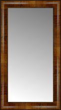 14" x 24" Belmont Light Brown Custom Framed Mirror