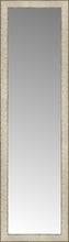 14" x 47" Libretto Antique Silver Custom Framed Mirror