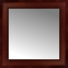16" x 16" Ansley Mahogany Custom Framed Mirror