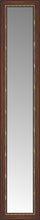 14" x 60" Malabar Walnut Custom Framed Mirror