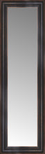 14" x 41" Aged Bronze Slope Custom Framed Mirror