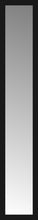 15" x 80" Soho Black Custom Framed Mirror