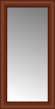15" x 28" Ansley Cherry Custom Framed Mirror