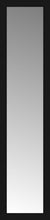 15" x 61" Soho Black Custom Framed Mirror
