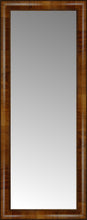 15" x 36" Belmont Light Brown Custom Framed Mirror