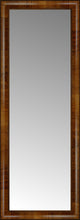 16" x 42" Belmont Light Brown Custom Framed Mirror