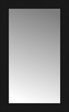 16" x 25" Soho Black Custom Framed Mirror