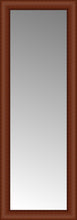 15" x 40" Ansley Cherry Custom Framed Mirror