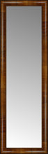 14" x 42" Belmont Light Brown Custom Framed Mirror