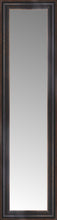 14" x 46" Aged Bronze Slope Custom Framed Mirror