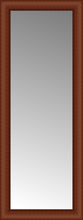 16" x 40" Ansley Cherry Custom Framed Mirror