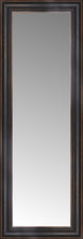 16" x 41" Aged Bronze Slope Custom Framed Mirror