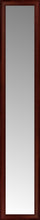 15" x 76" Ansley Mahogany Custom Framed Mirror