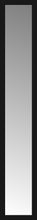15" x 83" Soho Black Custom Framed Mirror