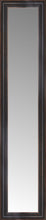 14" x 57" Aged Bronze Slope Custom Framed Mirror
