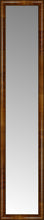 14" x 65" Belmont Light Brown Custom Framed Mirror