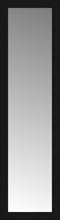 15" x 51" Soho Black Custom Framed Mirror
