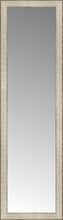14" x 47" Libretto Antique Silver Custom Framed Mirror