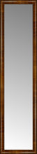 16" x 63" Belmont Light Brown Custom Framed Mirror