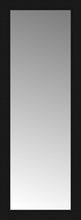 16" x 41" Soho Black Custom Framed Mirror