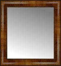 16" x 17" Belmont Light Brown Custom Framed Mirror