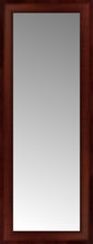 14" x 34" Ansley Mahogany Custom Framed Mirror