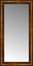 15" x 29" Belmont Light Brown Custom Framed Mirror