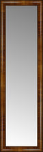 14" x 46" Belmont Light Brown Custom Framed Mirror