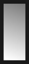 16" x 33" Soho Black Custom Framed Mirror