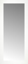 14" x 31" White Wide Cube Custom Framed Mirror
