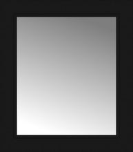 16" x 18" Soho Black Custom Framed Mirror