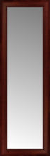 14" x 40" Ansley Mahogany Custom Framed Mirror