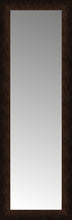15" x 42" Dark Copper Custom Framed Mirror