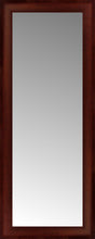 16" x 38" Ansley Mahogany Custom Framed Mirror