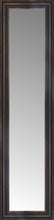 14" x 49" Aged Bronze Slope Custom Framed Mirror