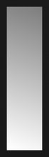 14" x 41" Soho Black Custom Framed Mirror
