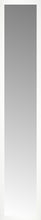15" x 75" White Wide Cube Custom Framed Mirror