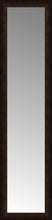 15" x 57" Dark Copper Custom Framed Mirror
